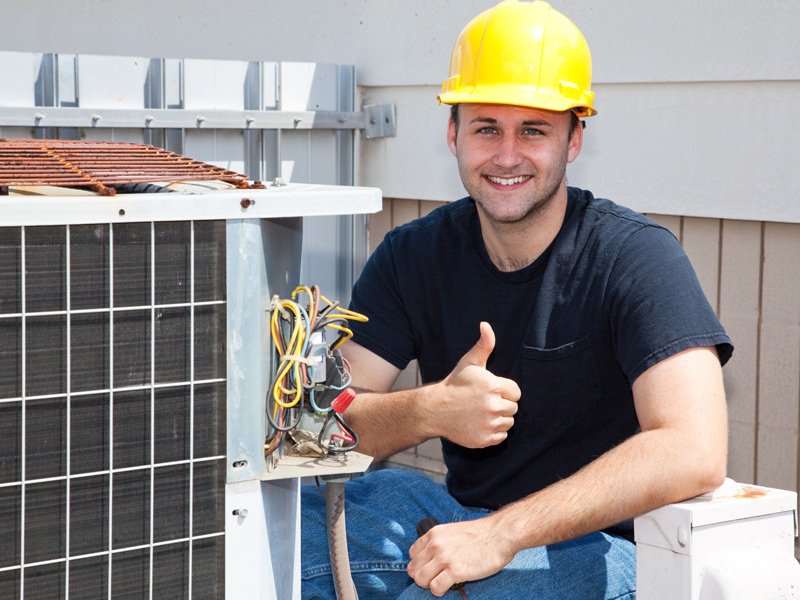 HVAC company tech